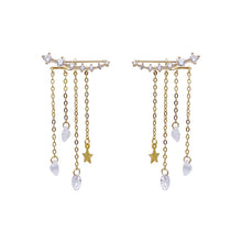 Load image into Gallery viewer, Star Tassel Earrings