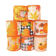 Load image into Gallery viewer, Pumpkin Print Ribbon