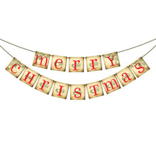 Load image into Gallery viewer, Merry Christmas Banner