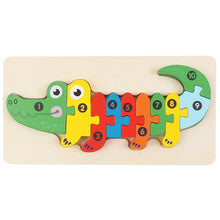 Load image into Gallery viewer, Children's Educational 3D Wooden Puzzle