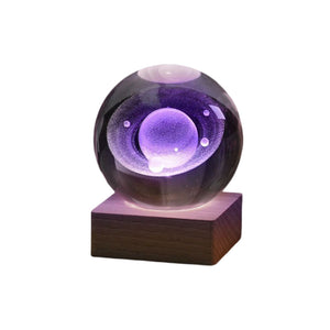 (✨hot sale✨)3D Galaxy Crystal Ball Nightlight Decorlamp