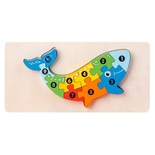 Load image into Gallery viewer, Children's Educational 3D Wooden Puzzle