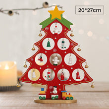 Load image into Gallery viewer, DIY Wooden Mini Christmas Tree Set