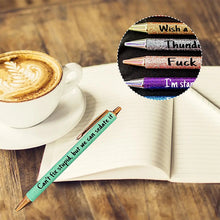 Load image into Gallery viewer, 9pcs Funny Glitter Ballpoint Pens