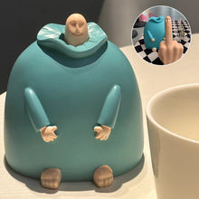 Load image into Gallery viewer, Little Blue Middle Finger Ornament