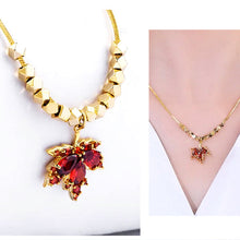 Load image into Gallery viewer, Red Maple Leaf Jewelry