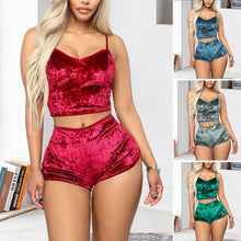 Load image into Gallery viewer, Sexy Velvet V-Neck Lingerie