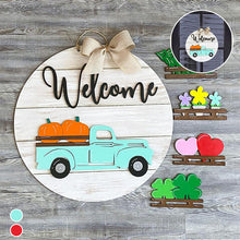 Load image into Gallery viewer, Interchangeable Vintage Truck Welcome Sign