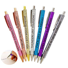Load image into Gallery viewer, Swear Word Daily Pen Set(7cs* Funny Pens )