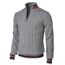 Load image into Gallery viewer, Color Block Turtleneck With Zip Closure