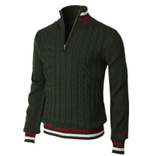 Load image into Gallery viewer, Color Block Turtleneck With Zip Closure