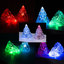 Load image into Gallery viewer, Mini LED Kristall Weihnachtsbaum Nachtlicht