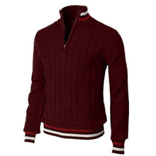 Load image into Gallery viewer, Color Block Turtleneck With Zip Closure