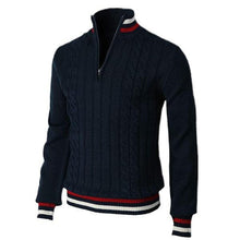 Load image into Gallery viewer, Color Block Turtleneck With Zip Closure
