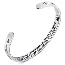 Load image into Gallery viewer, For Daughter - Whenever You Feel Overwhelmed...Crown Bracelet